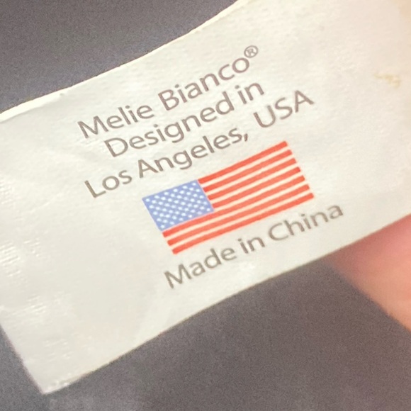 MELIE BIANCO Demi Snake Crossbody Bag with Acrylic Links Top Handle - Picture 13 of 14